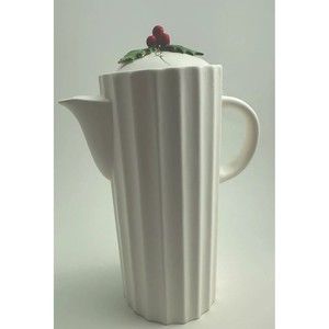 Vintage Holt Howard Christmas Holly tall coffee pot